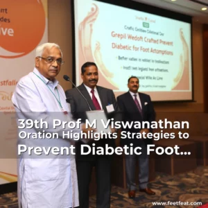 Artistic representation for 39th Prof M Viswanathan Oration Highlights Strategies to Prevent Diabetic Foot Amputations Chennaionline