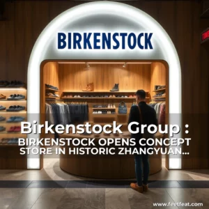 Artistic representation for Birkenstock Group : BIRKENSTOCK OPENS CONCEPT STORE IN HISTORIC ZHANGYUAN MARKING A NEW CHAPTER IN SHANGHAI