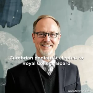 Artistic representation for Cumbrian podiatrist elected to Royal College Board