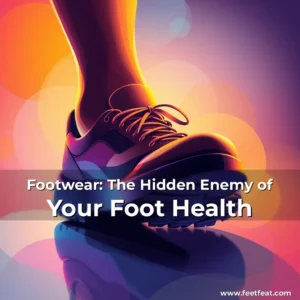 Artistic representation for Footwear: The Hidden Enemy of Your Foot Health