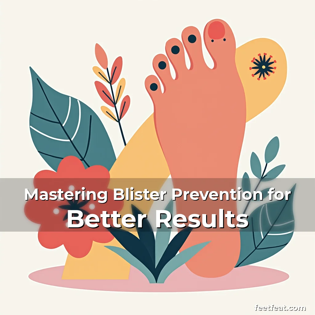 Artistic representation for Mastering Blister Prevention for Better Results
