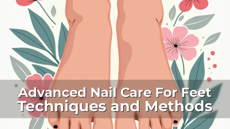 Artistic representation for Advanced Nail Care For Feet Techniques and Methods
