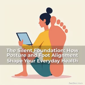 Artistic representation for The Silent Foundation: How Posture and Foot Alignment Shape Your Everyday Health