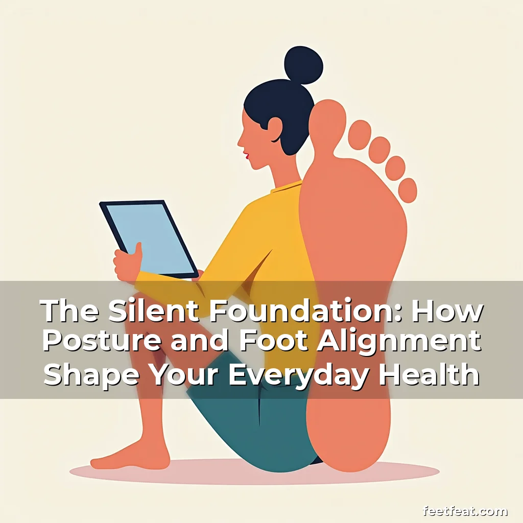 Artistic representation for The Silent Foundation: How Posture and Foot Alignment Shape Your Everyday Health