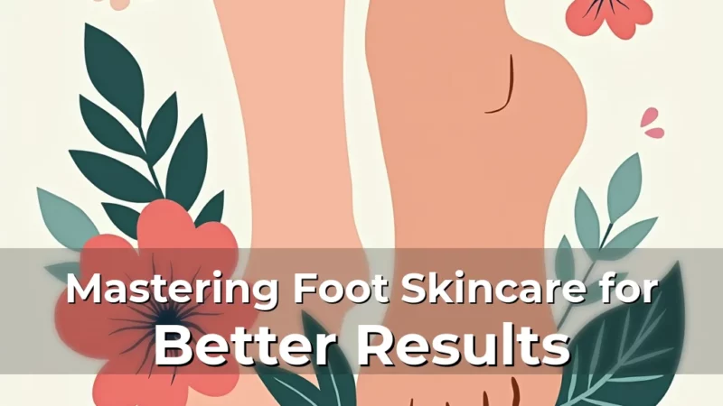 Artistic representation for Mastering Foot Skincare for Better Results