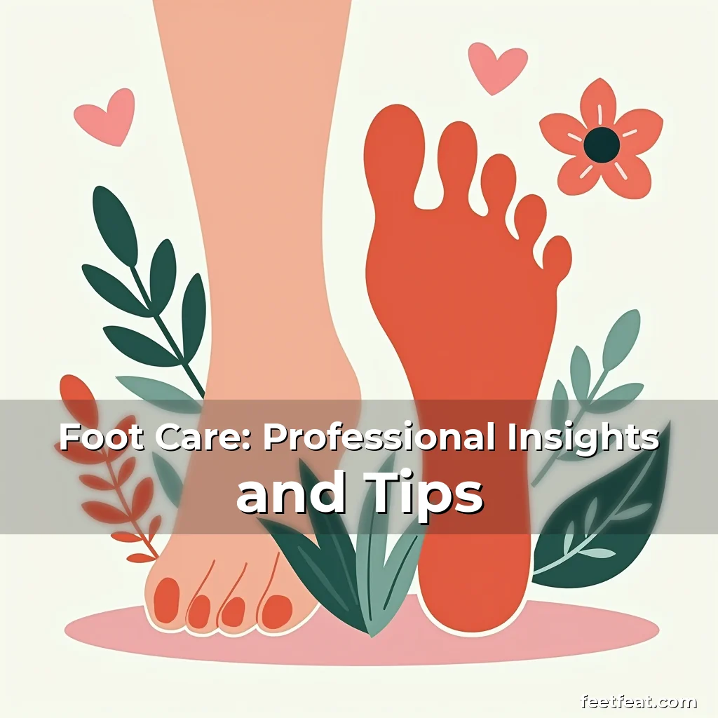 Artistic representation for Foot Care: Professional Insights and Tips