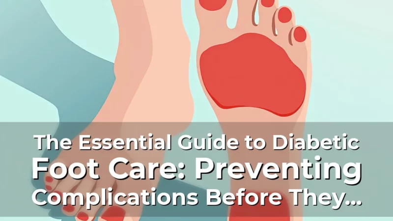 Artistic representation for The Essential Guide to Diabetic Foot Care: Preventing Complications Before They Begin