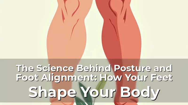 Artistic representation for The Science Behind Posture and Foot Alignment: How Your Feet Shape Your Body