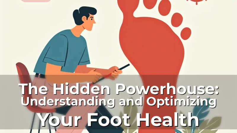 Artistic representation for The Hidden Powerhouse: Understanding and Optimizing Your Foot Health