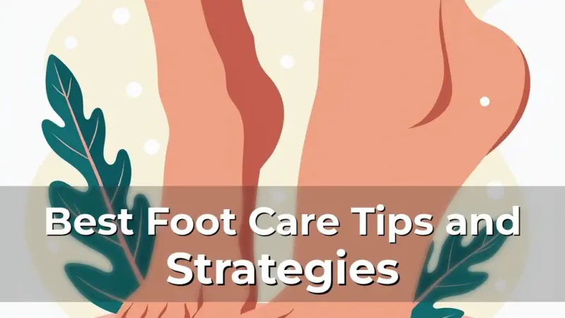 Artistic representation for Best Foot Care Tips and Strategies